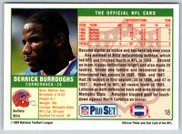 1989 NFL Proset Derrick Burroughs #18