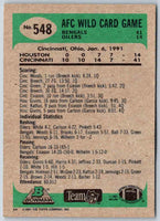 1991 Bowman Football Road To Super Bowl XXV #548