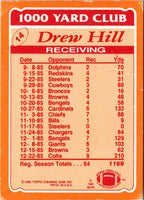 1986 Topps 1000 Yard Club Drew Hill #14