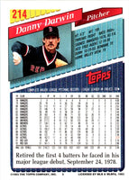 1993 Topps Danny Darwin #214