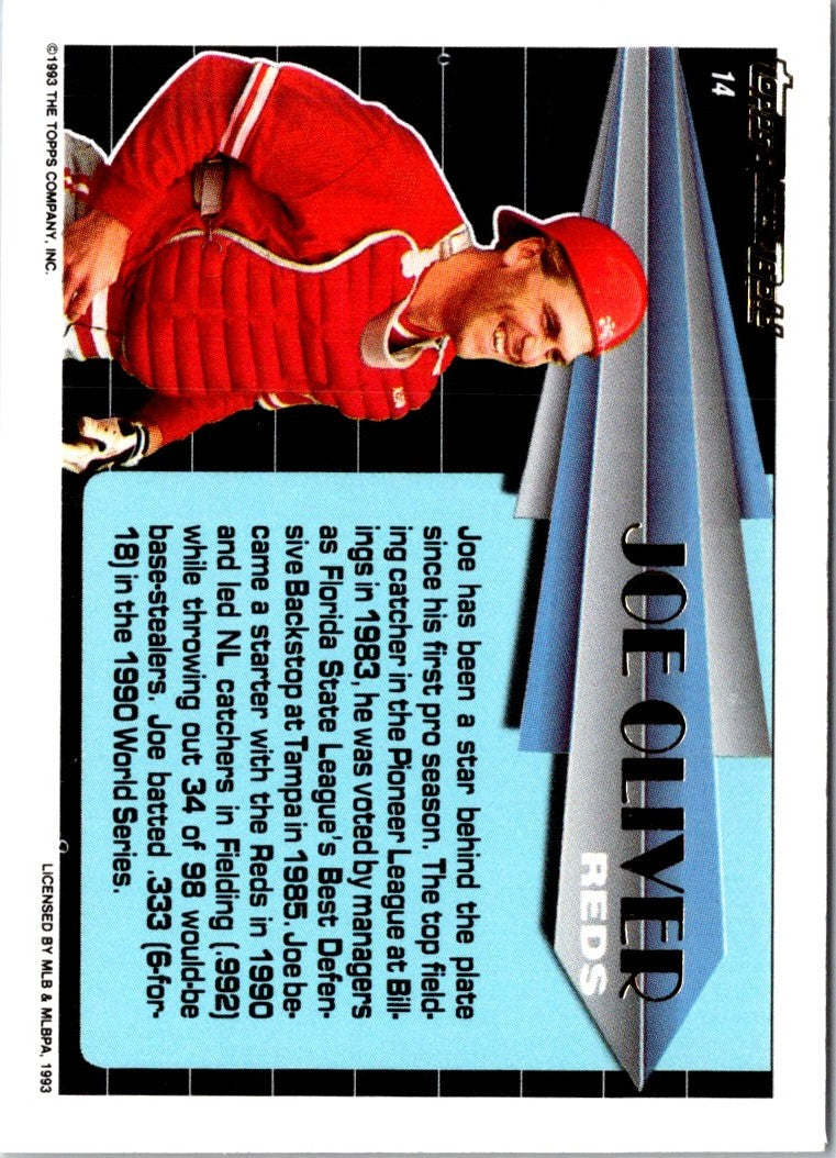 1993 Topps Black Gold Joe Oliver