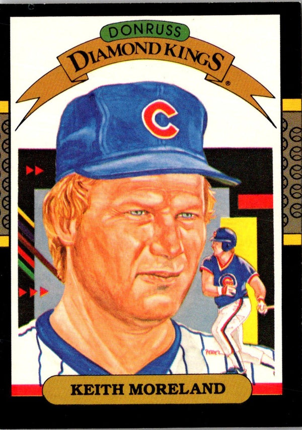 1987 Donruss Diamond Kings Keith Moreland #24