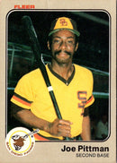 1983 Fleer Joe Pittman