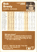 1983 Fleer Bob Brenly