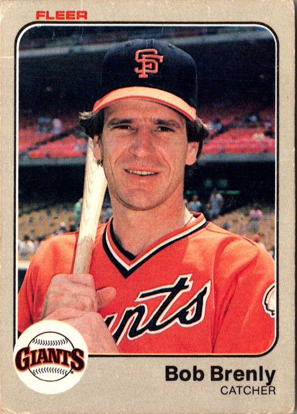 1983 Fleer Bob Brenly #255