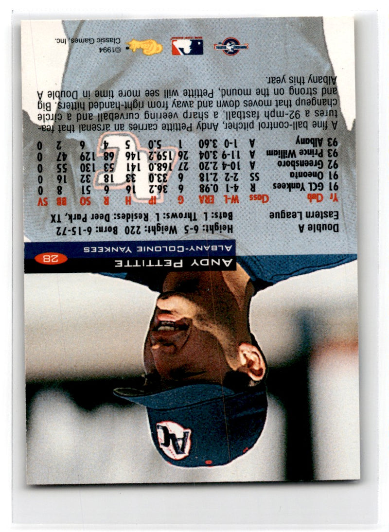 1994 Classic Andy Pettitte