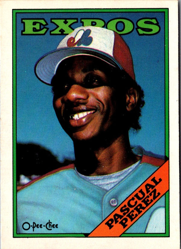 1988 O-Pee-Chee Pascual Perez #237