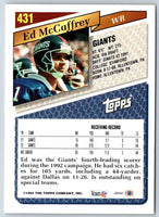 1993 Topps Ed McCaffrey #431