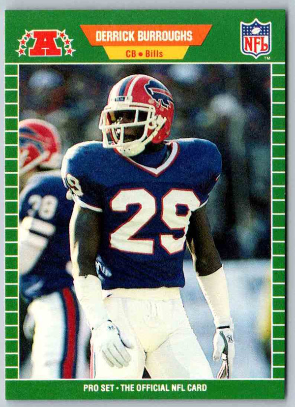 1989 NFL Proset Derrick Burroughs #18