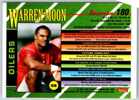 1993 Bowman Football Warren Moon #180