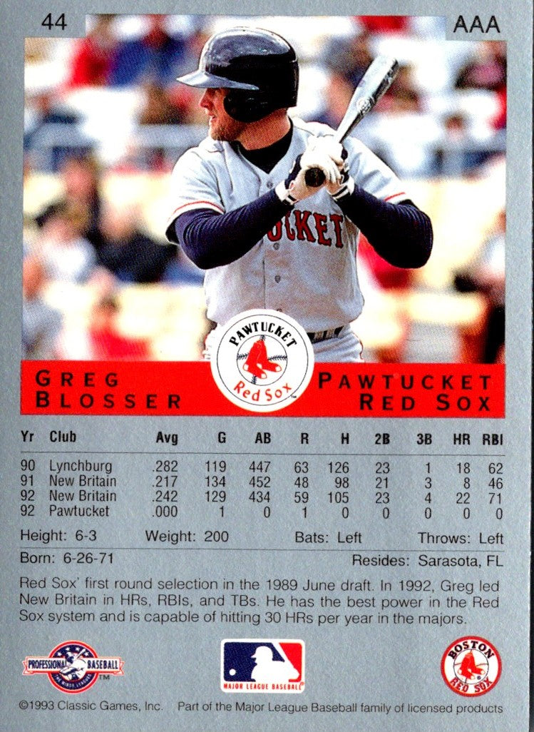 1993 Classic Best Greg Blosser
