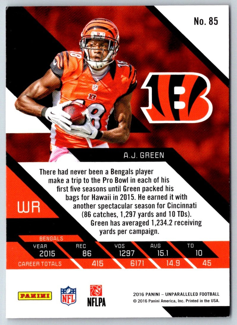 2016 Panini Unparalleled A.J. Green