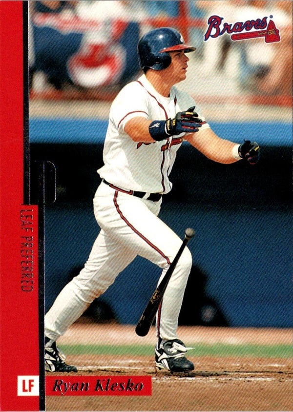 1996 Leaf Preferred Ryan Klesko #66