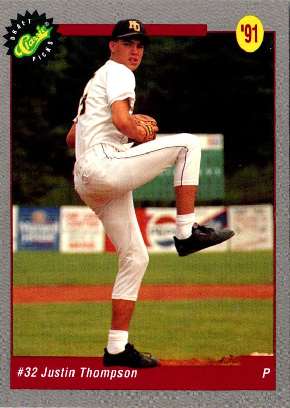 1991 Classic Draft Picks Justin Thompson #28
