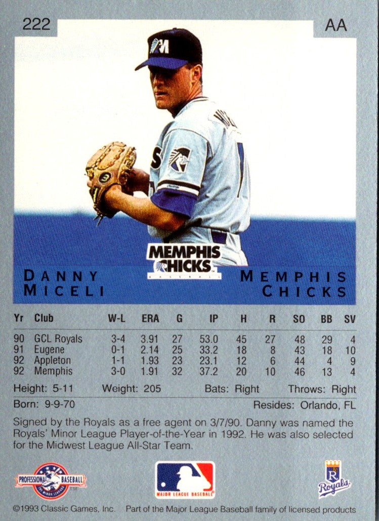 1993 Classic Best Dan Miceli