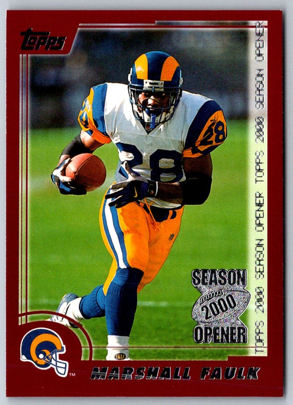 2000 Topps Season Opener Marshall Faulk #67