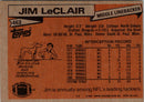 1981 Topps Jim LeClair
