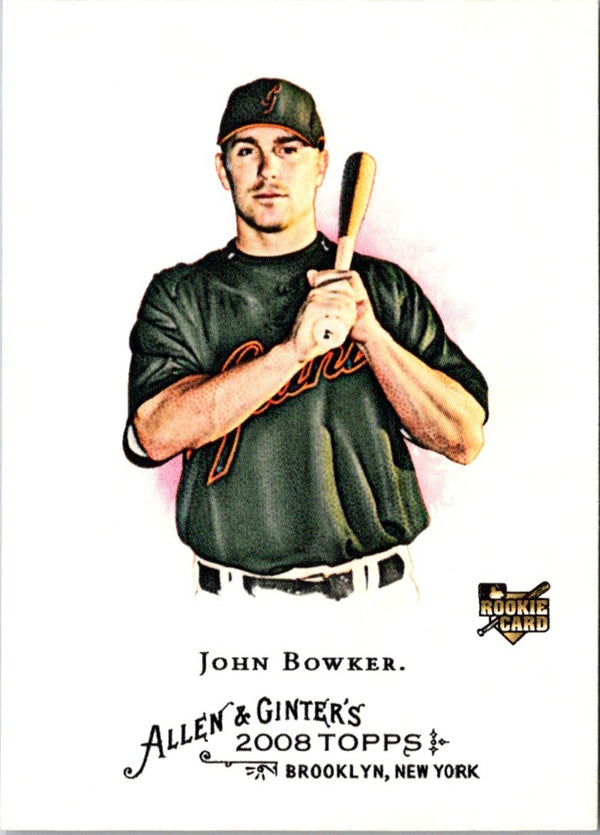 2008 Topps Allen & Ginter John Bowker #99 Rookie