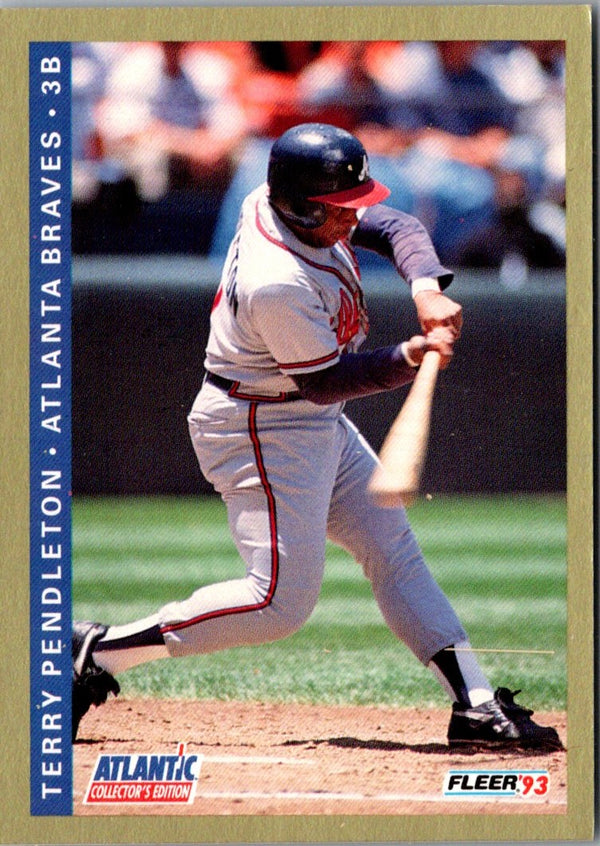 1993 Fleer Atlantic Terry Pendleton #17