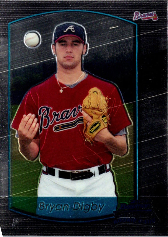 2000 Bowman Draft Picks & Prospects Chrome Bryan Digby #97 Rookie