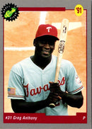 1991 Classic Draft Picks Greg Anthony