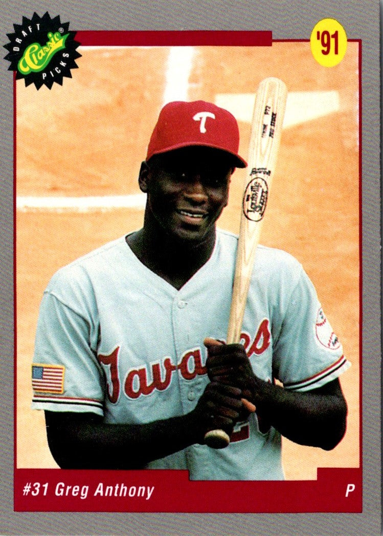 1991 Classic Draft Picks Greg Anthony