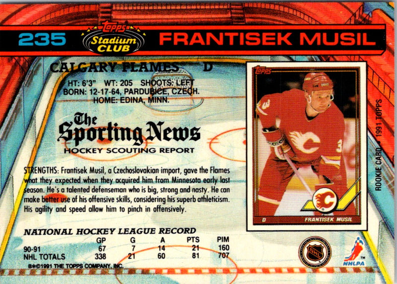1991 Stadium Club Frank Musil