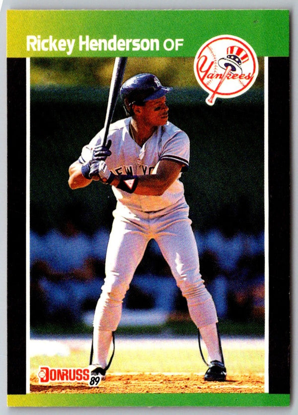 1988 Donruss New York Yankees Team Collection Rickey Henderson #277