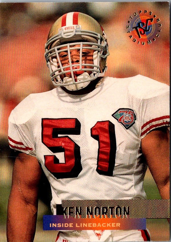 1995 Stadium Club Ken Norton #366