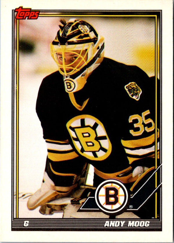 1991 Topps Andy Moog #338