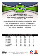 2012 Topps Sidney Rice
