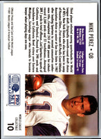 1991 Pro Set WLAF World Bowl Combo Mike Perez #10