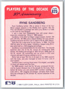 1990 Fleer Ryne Sandberg