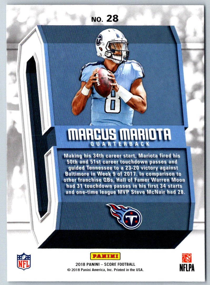 2018 Score Captains Marcus Mariota