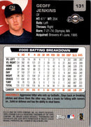 2001 Stadium Club Geoff Jenkins