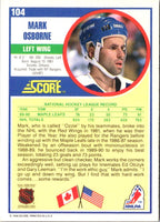 1990 Score Mark Osborne #104