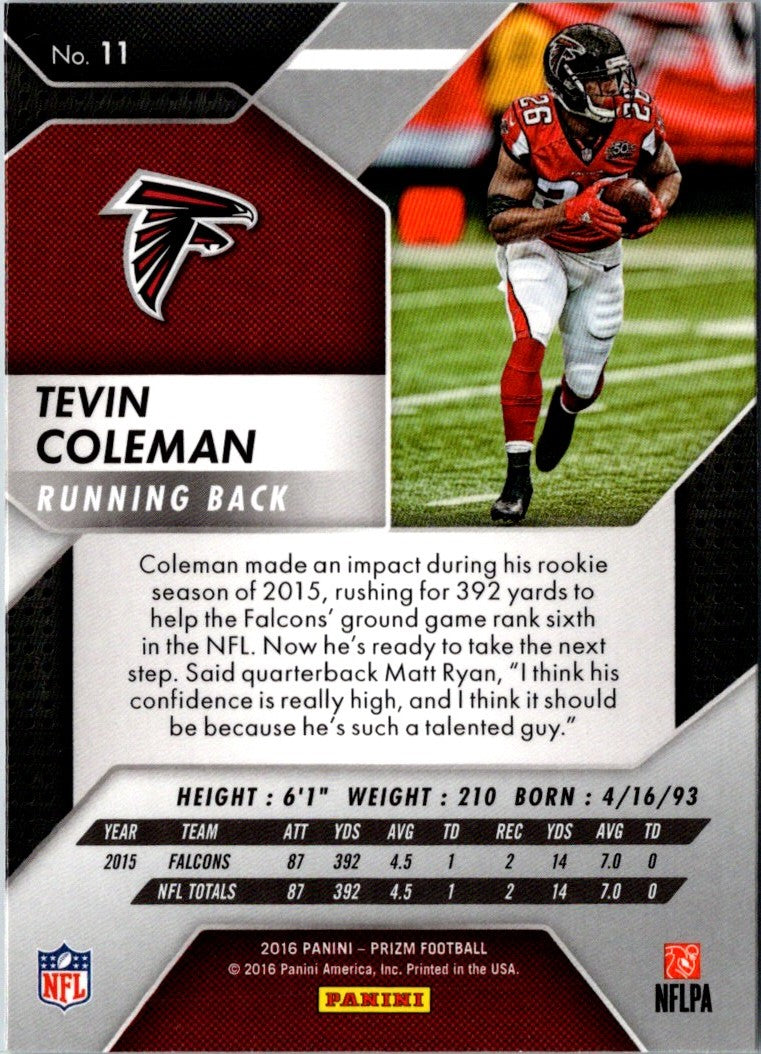 2016 Panini Tevin Coleman