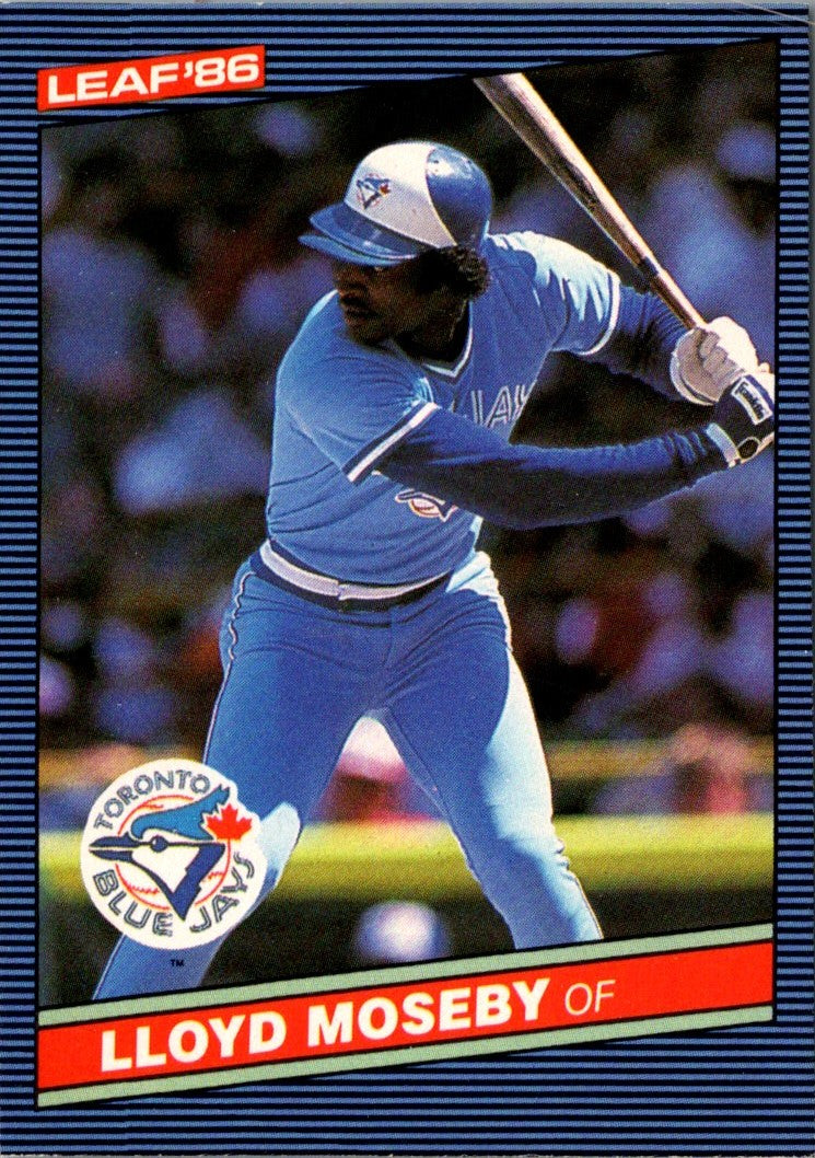 1986 Leaf Lloyd Moseby