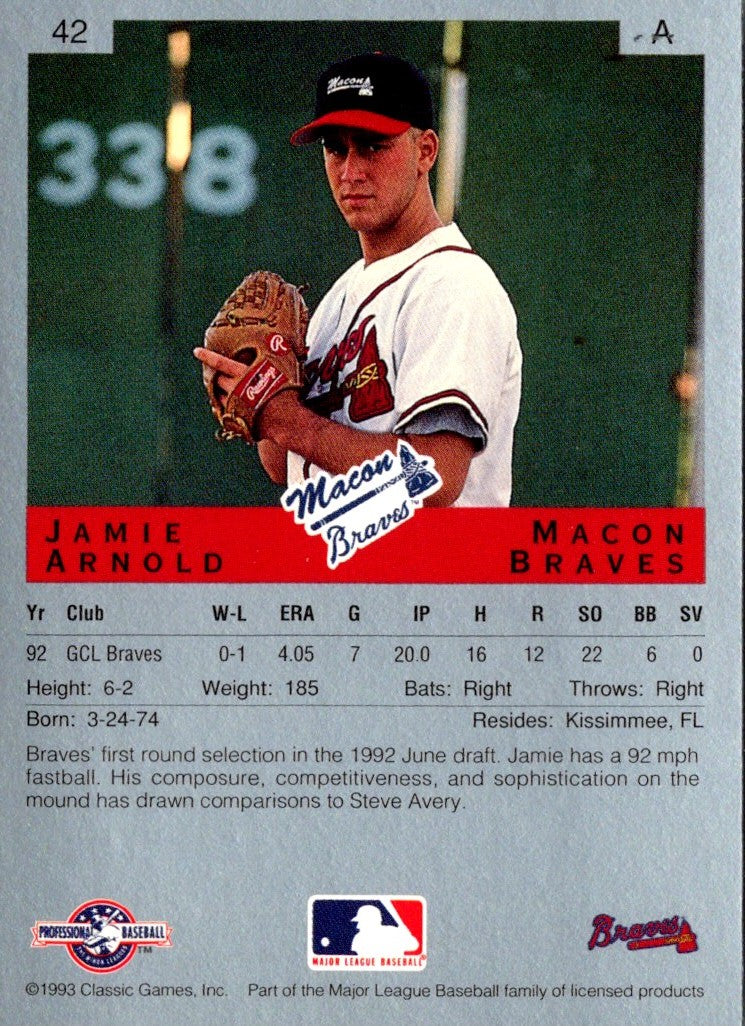 1993 Classic Best Jamie Arnold