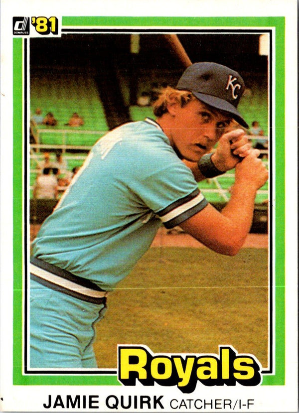 1981 Donruss Jamie Quirk #341