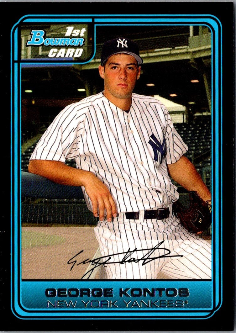 2006 Bowman Chrome Draft Picks & Prospects George Kontos