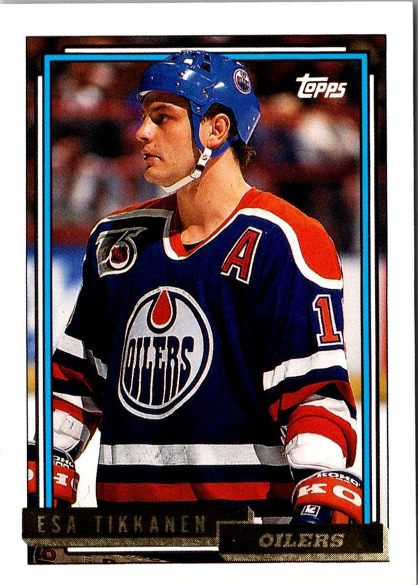 1992 Topps Esa Tikkanen #476