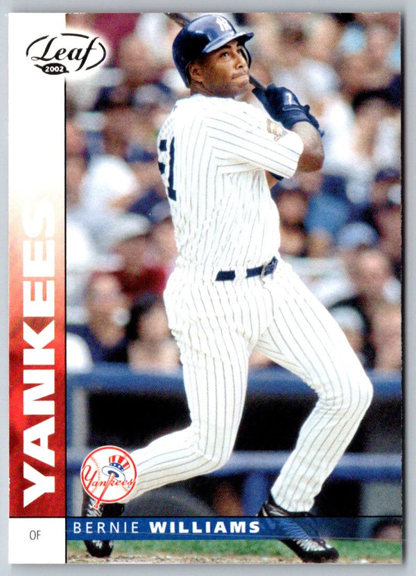 2002 Leaf Bernie Williams #128