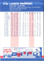 1987 Fleer Update Glossy Lance Parrish #U-96