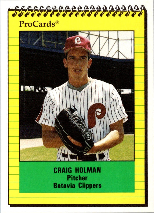 1991 ProCards Craig Holman #3480