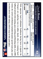 2009 Topps Jacob Hester #63