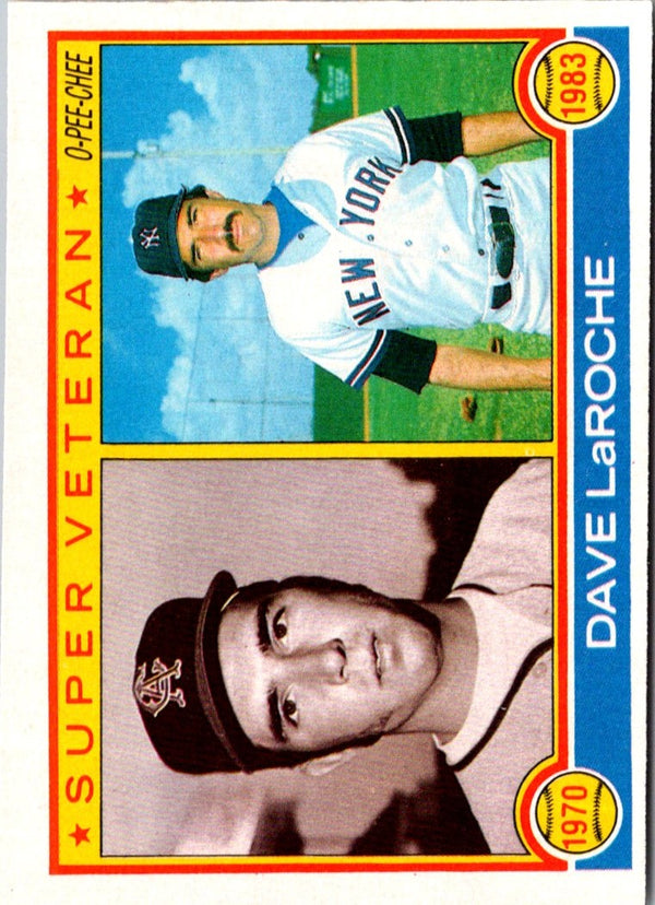 1983 O-Pee-Chee Dave LaRoche #334