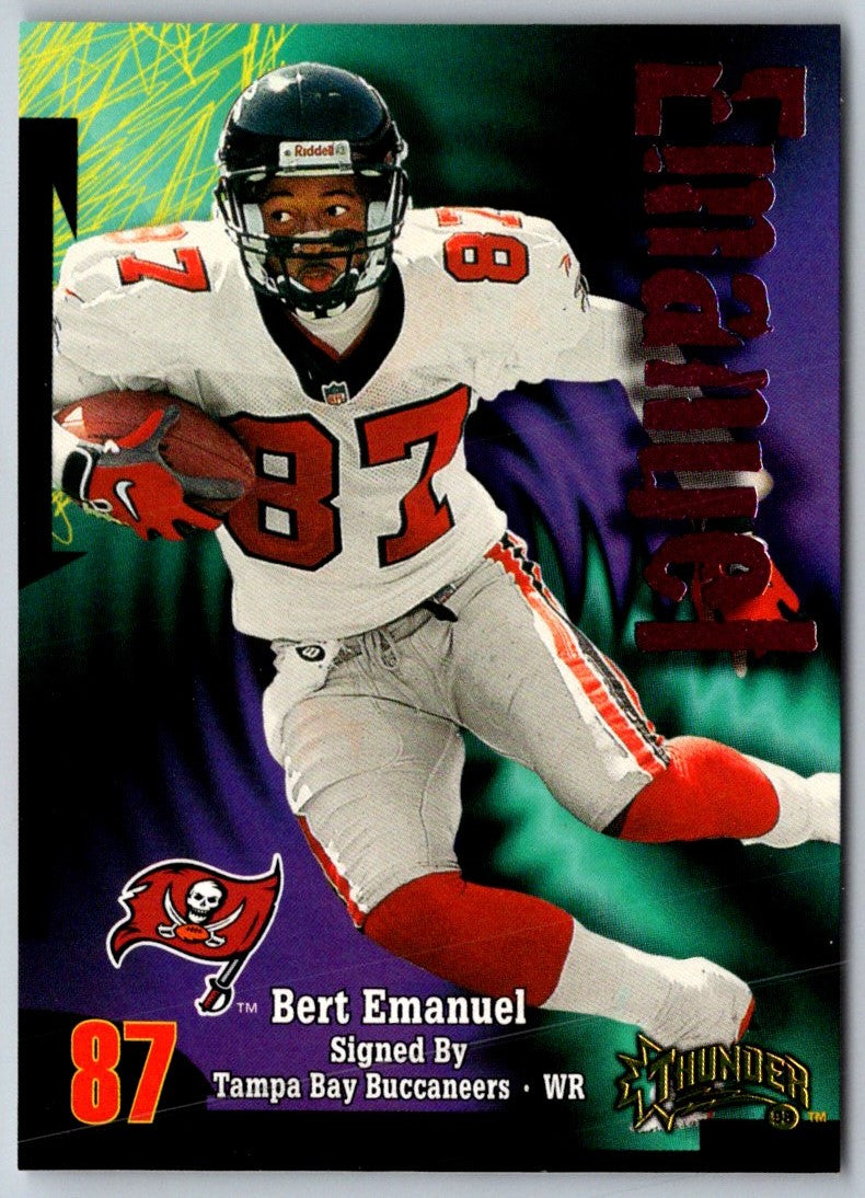 1998 SkyBox Thunder Bert Emanuel