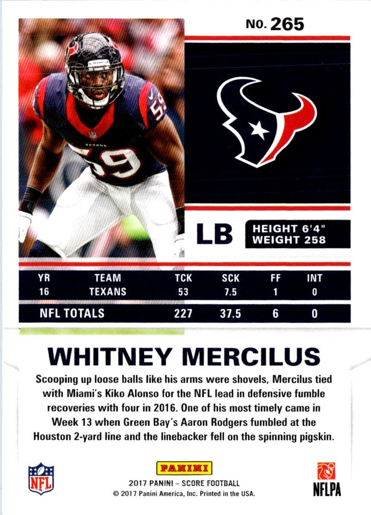 2017 Score Whitney Mercilus