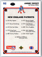 1991 Upper Deck Andre Tippett #92